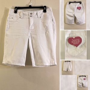 YMI Mid Rise Bermuda Shorts